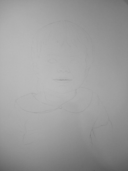 Final sketch of my daughter